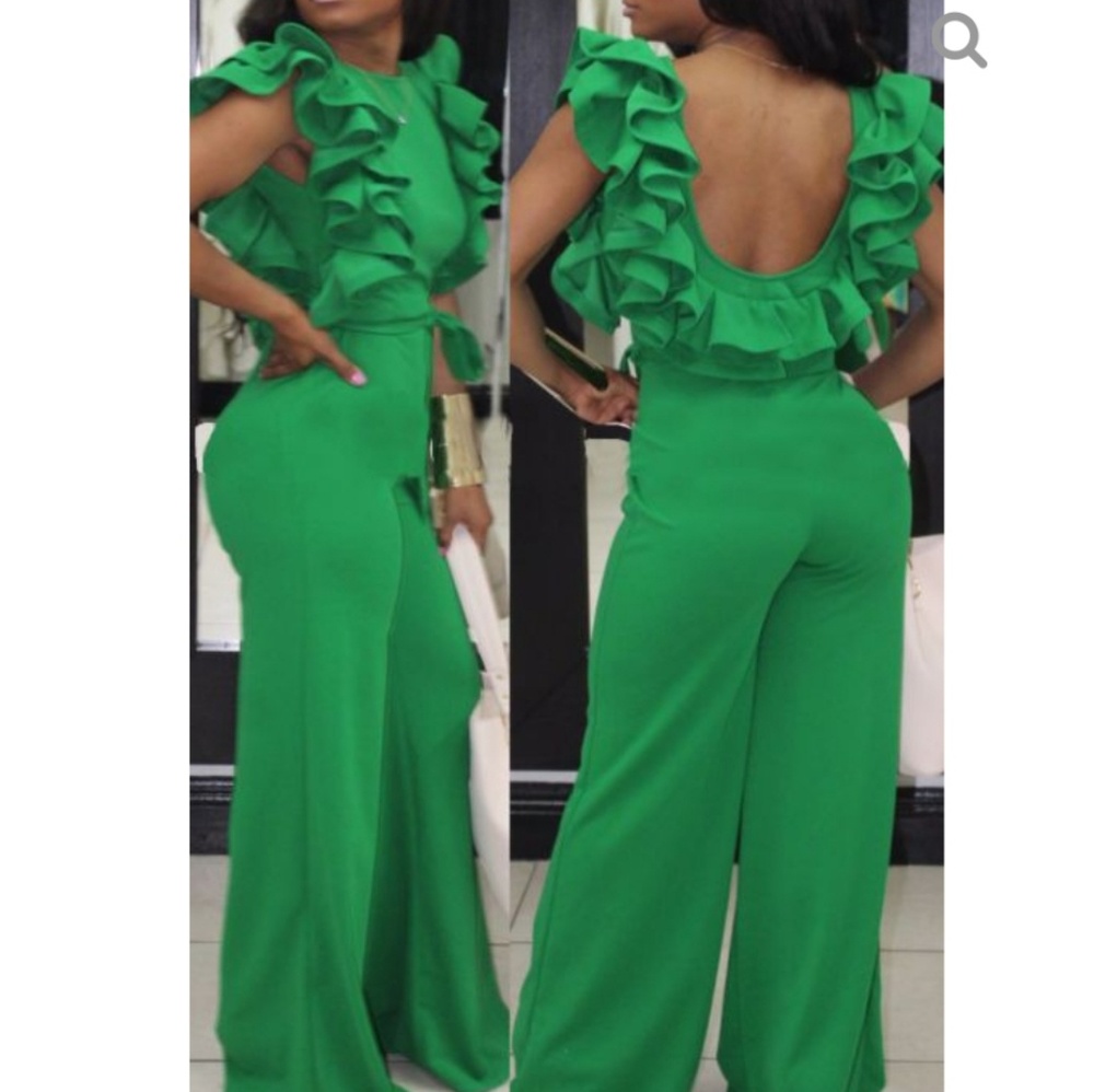 Green Romper (Lucky)